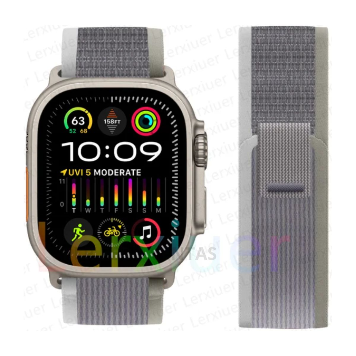 IMPORTADO MC - Correa Trail Loop Apple Watch y Smartwatch 42-44-45-49mm Grz