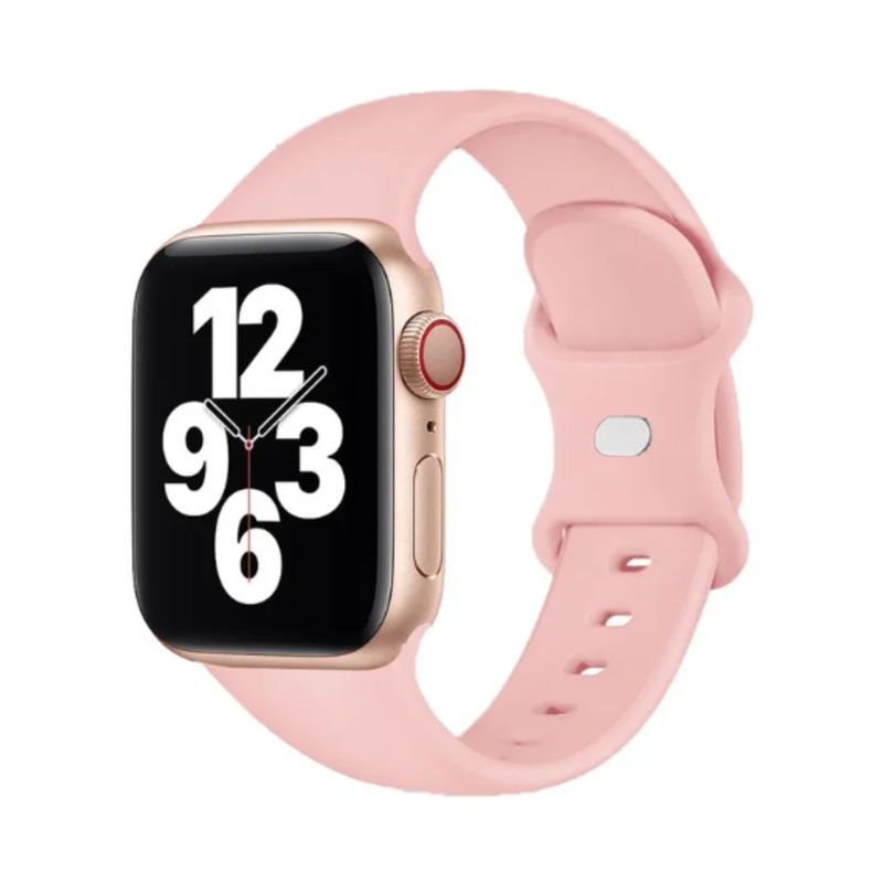 GENERICO - Correa Goma Apple Watch y Smartwatch 42-44-45-49mm Rosa