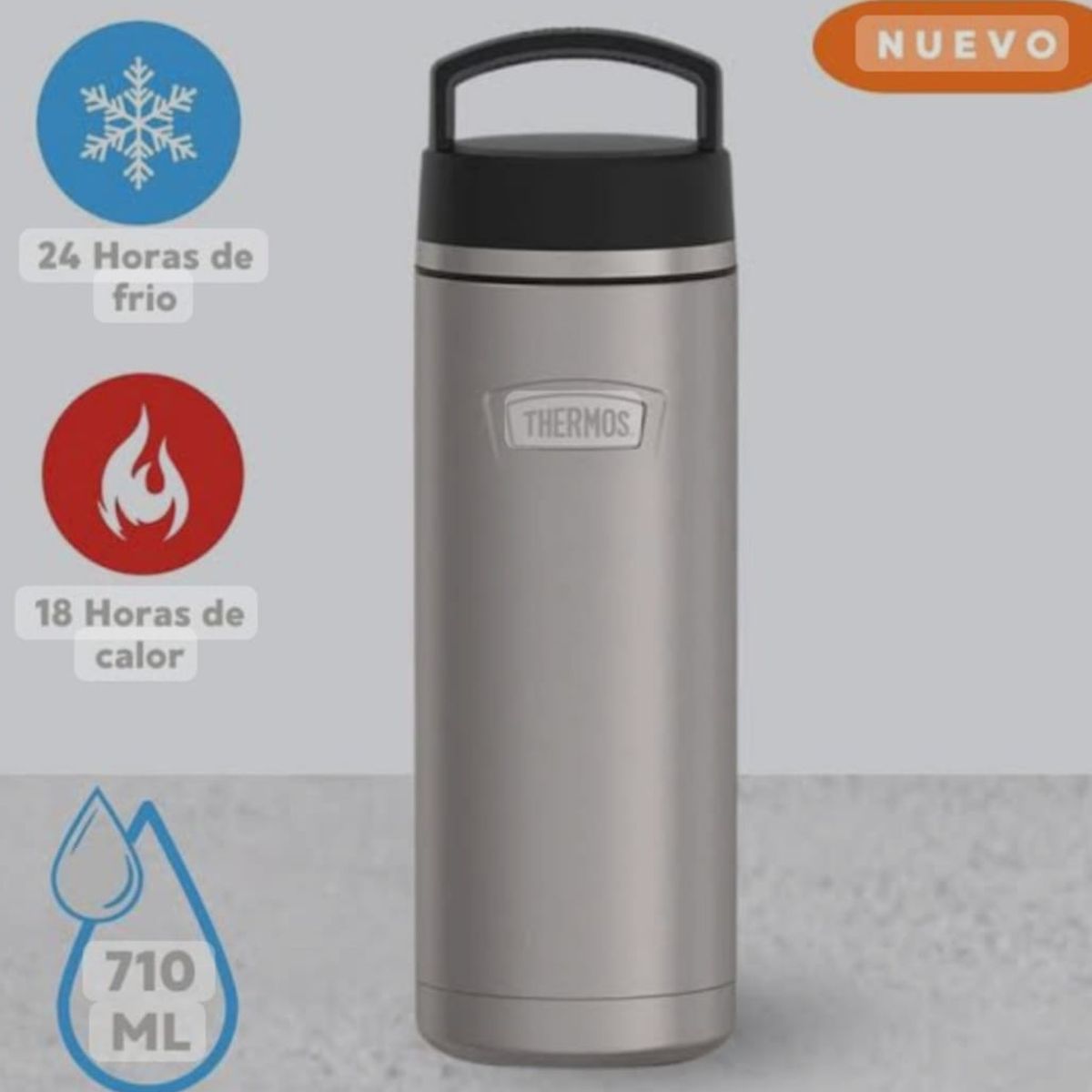 THERMOS - THERMOS 710ML HIDRATANTE DE ACERO ICON