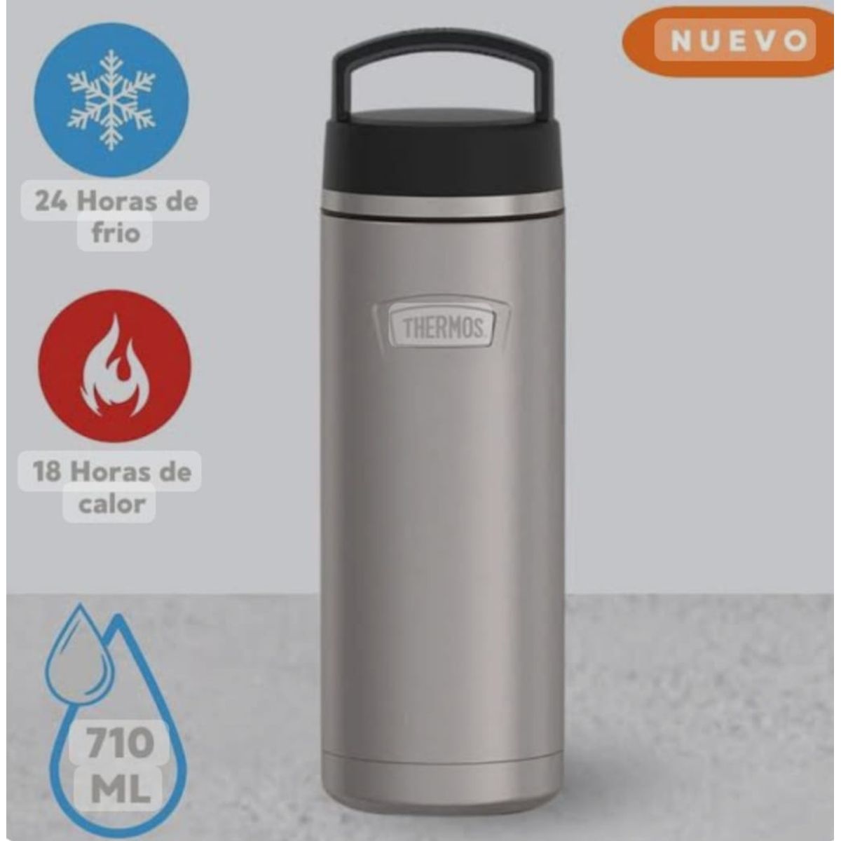 THERMOS - THERMOS 710ML HIDRATANTE DE ACERO ICON