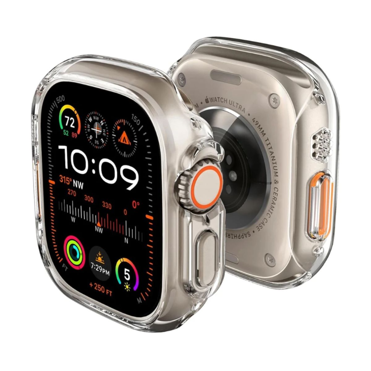 GENERICO - Case para AppleWatch Ultra y Smartwatch Ultra de PC 49mm