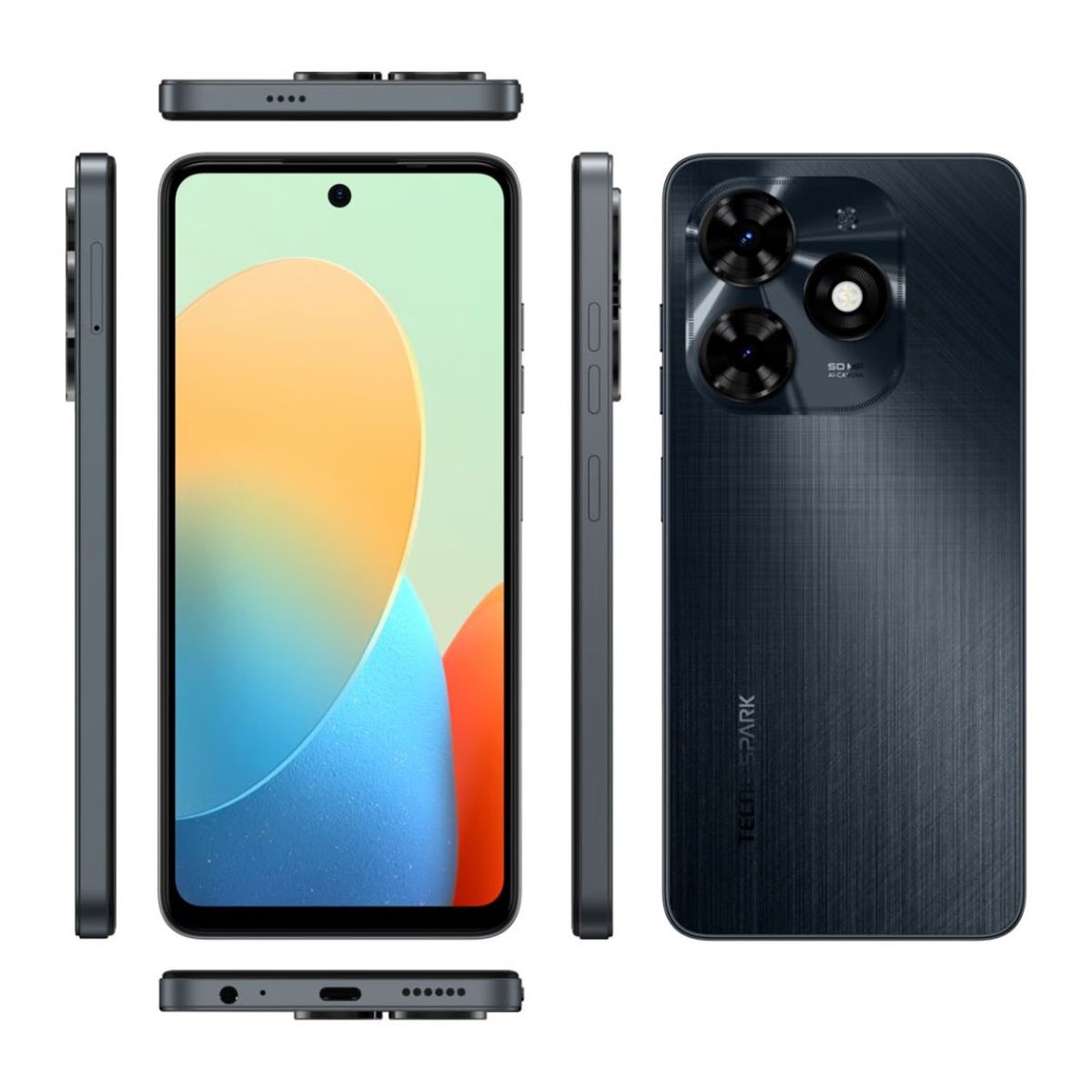 TECNO MOBILE - Smartphone Tecno Spark 20C/  BG7/ 256GB ROM+ 12GB RAM  COLOR NEGRO