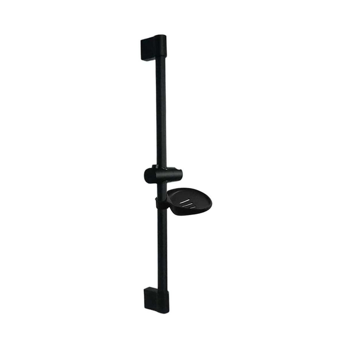 GENERICO - Soporte de Ducha  61 cm Alto - Metal Negro Mate