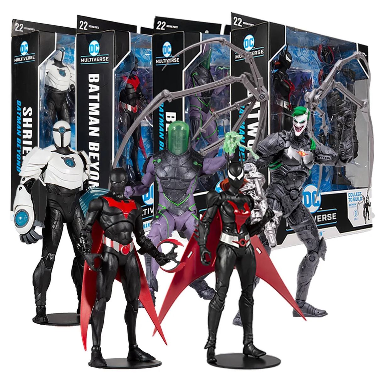 MCFARLANE - Batman Futures End Build-A-Figure Wave Featuring JokerBot