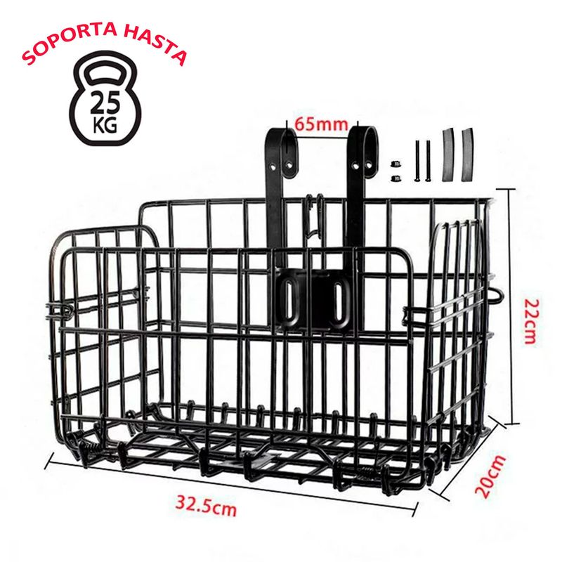 GENERICO - Canasta Plegable para Bicicleta