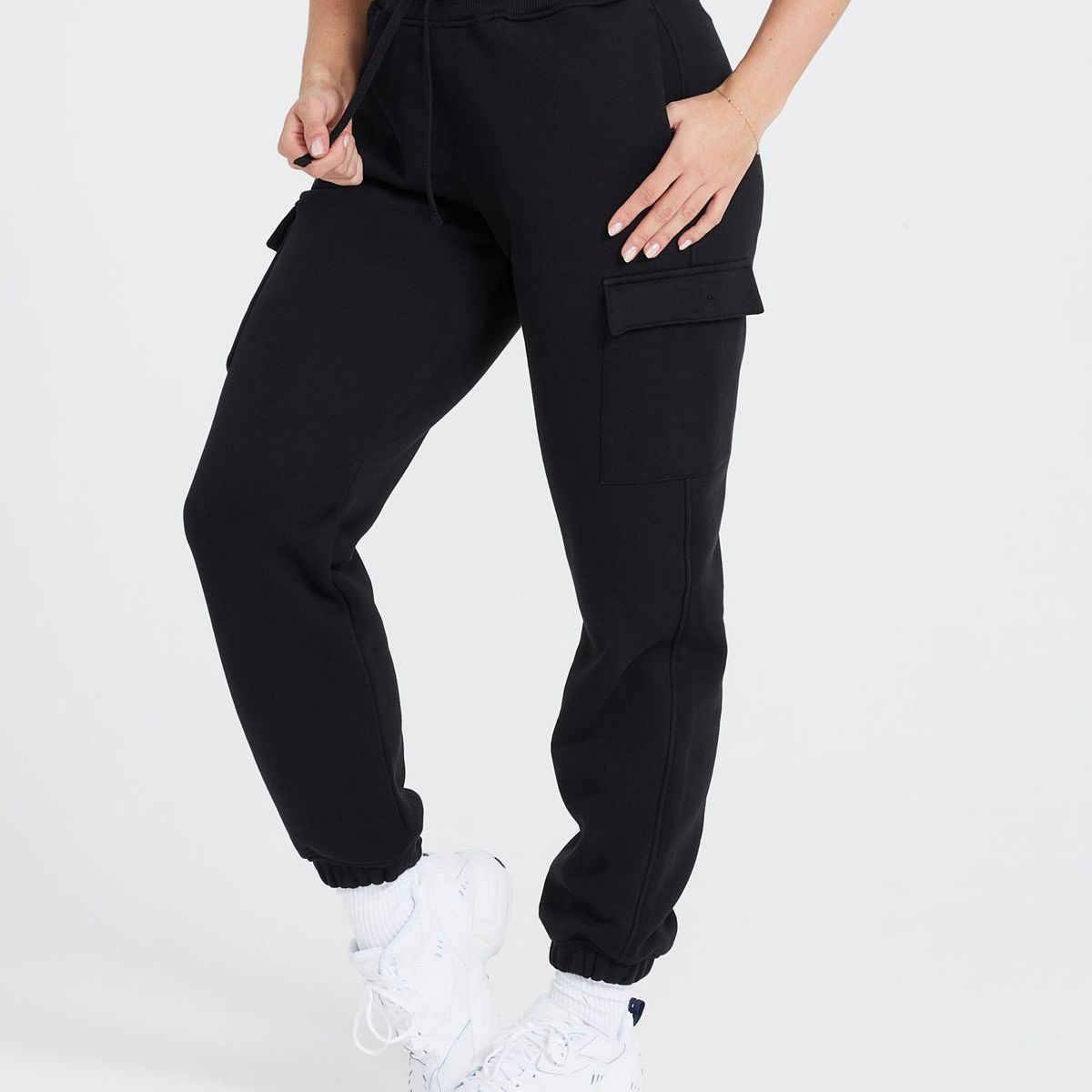 GENERICO - JOGGER CARGO OVERSIZE MUJER - JOGGER DEPORTIVO MUJER - BUZO MUJER
