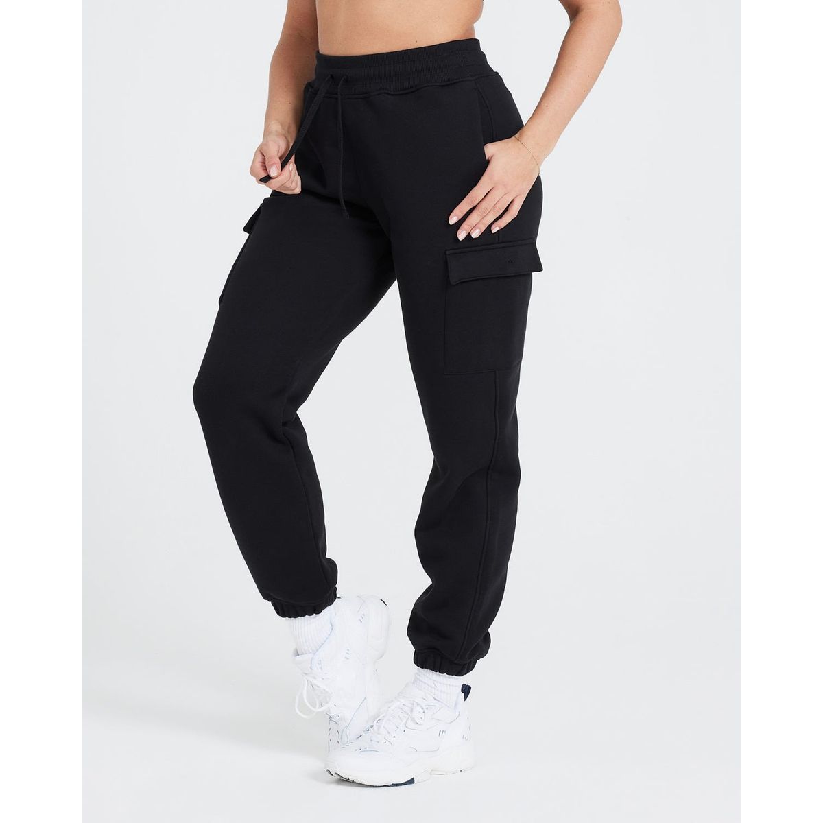 GENERICO - JOGGER CARGO OVERSIZE MUJER - JOGGER DEPORTIVO MUJER - BUZO MUJER