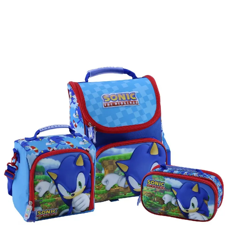 SCOOL - SET MOCHILA PICK SCOOL MAGIC PILLOW SONIC
