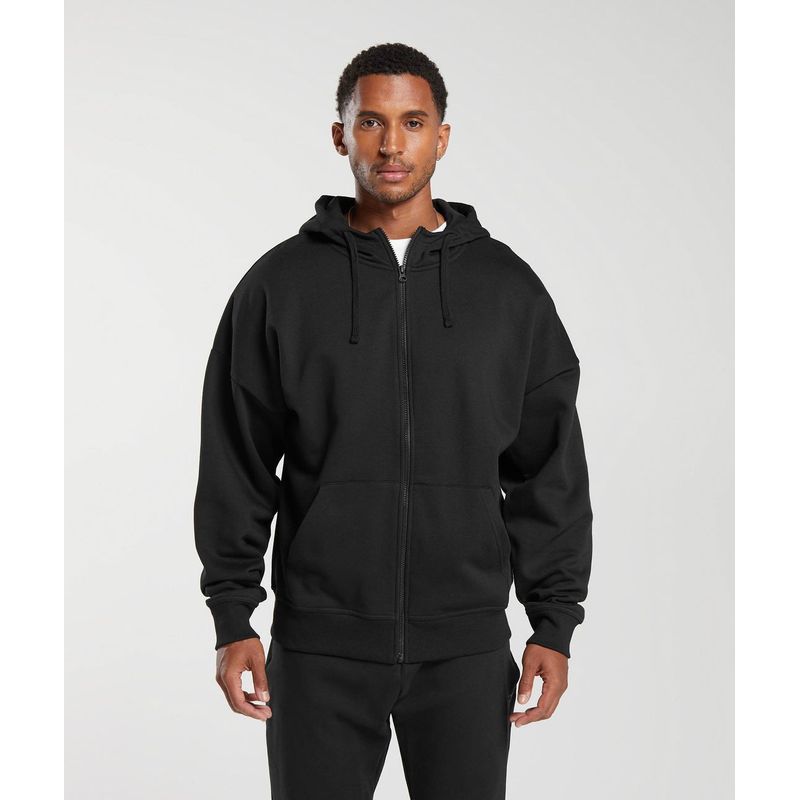 GENERICO - POLERA OVERSIZE HOMBRE - POLERON DEPORTIVO AFRANELADO HOMBRE