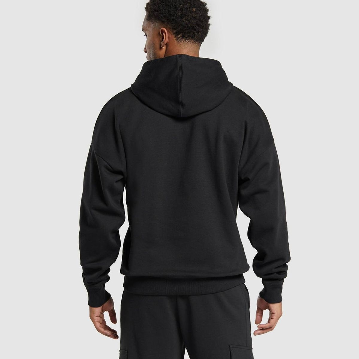 GENERICO - POLERA OVERSIZE HOMBRE - HOODIE DEPORTIVO AFRANELADO HOMBRE