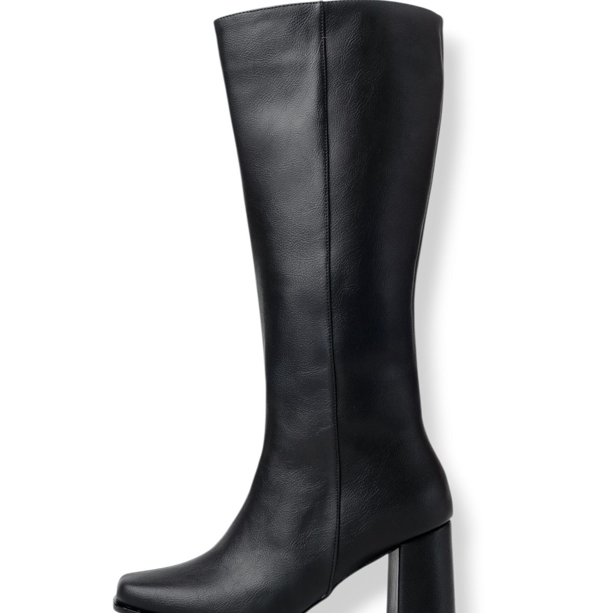 LB LIBBY CALZADOS Y ACCESORIOS - BOTAS ATENAS PUNTA CUADRADA COLOR NEGRO - TACO 7