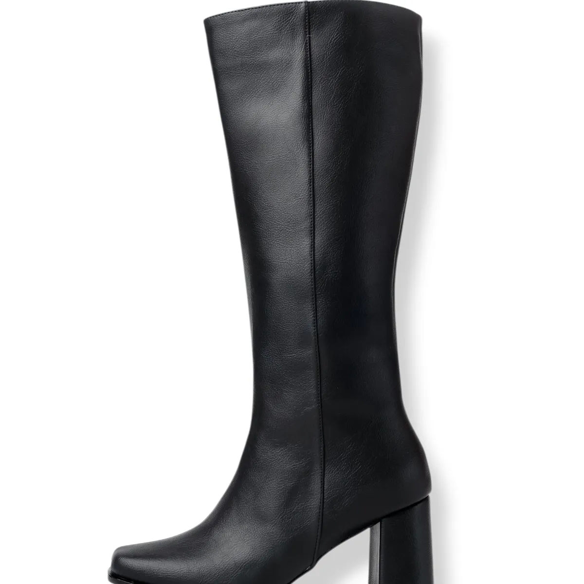 LB LIBBY CALZADOS Y ACCESORIOS - BOTAS ATENAS PUNTA CUADRADA COLOR NEGRO - TACO 7