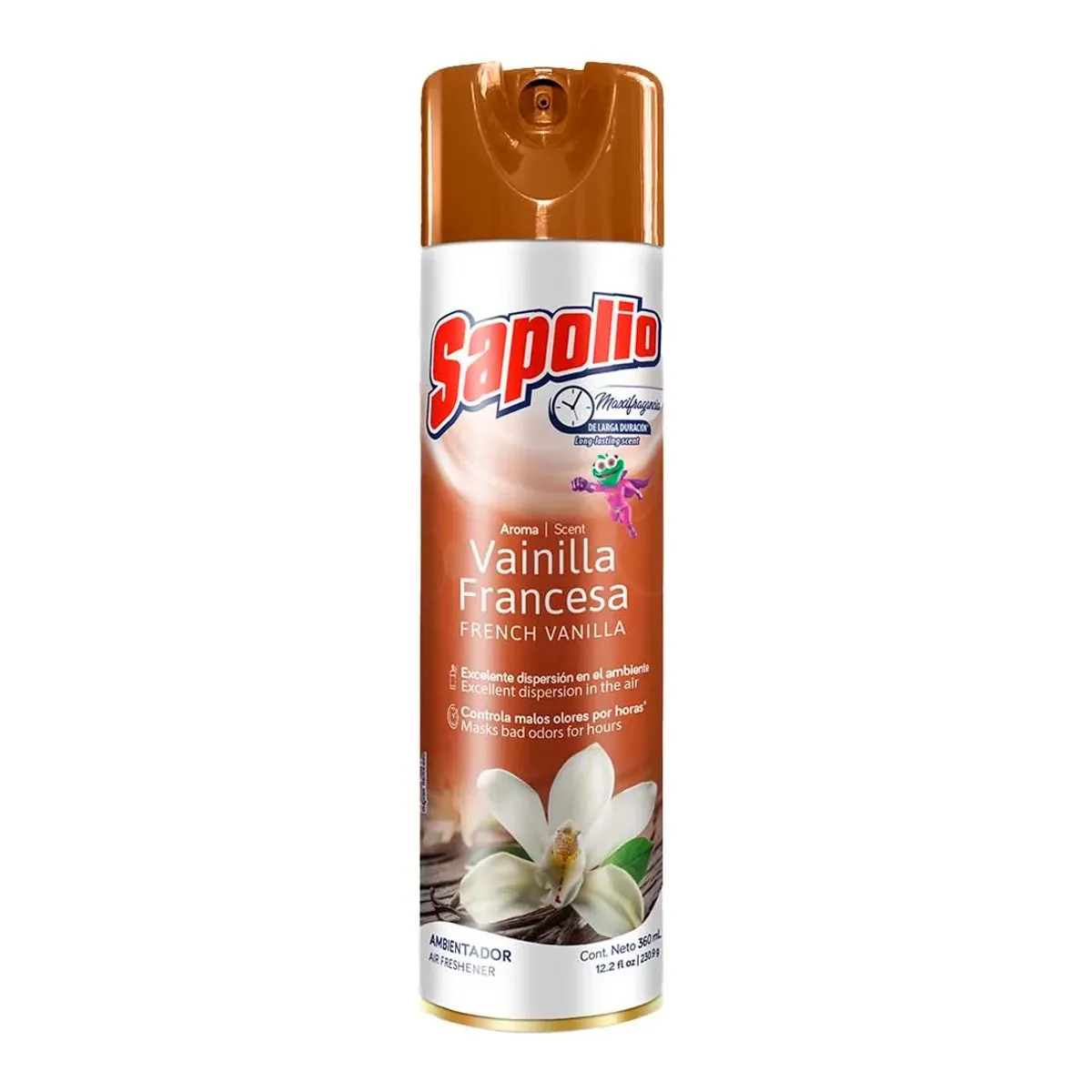 SAPOLIO - Ambientador Vainilla Francesa 360 ml Sapolio