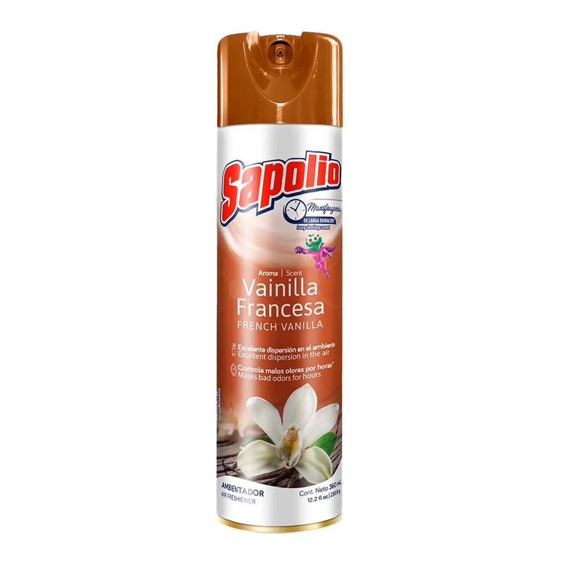 SAPOLIO - Ambientador Vainilla Francesa 360 ml Sapolio
