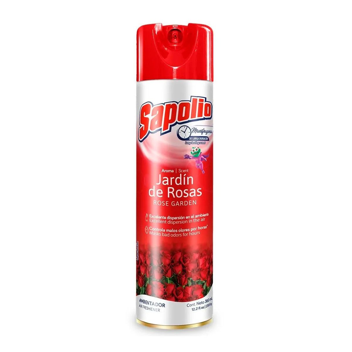 SAPOLIO - Ambientador Jardín de Rosas 360 ml Sapolio