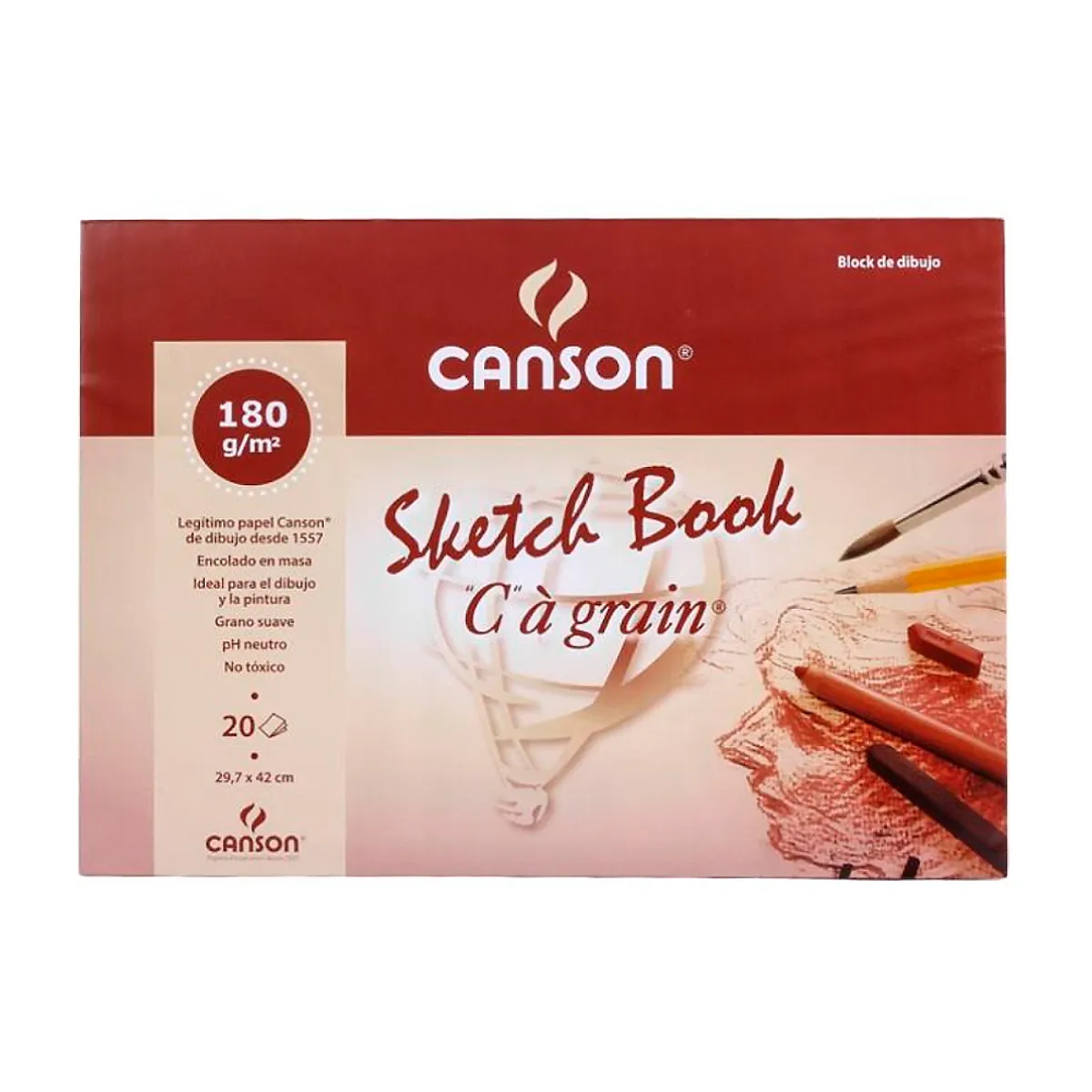 CANSON - Block C a´ Grain A3 CANSON 20h 180g