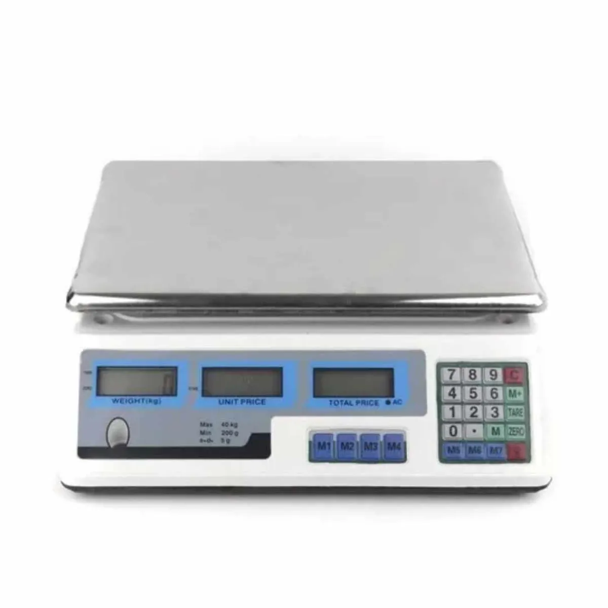 GENERICO - Balanza Comercial Electronica Digital de 40kg Bascula Bodega Negocio