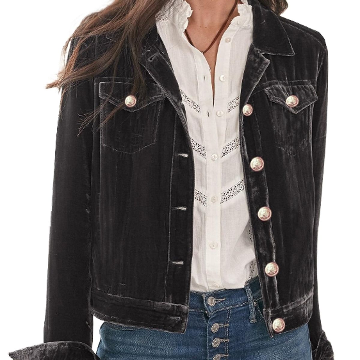 BLWOENS - Chaqueta de para mujeres MC644-Negro