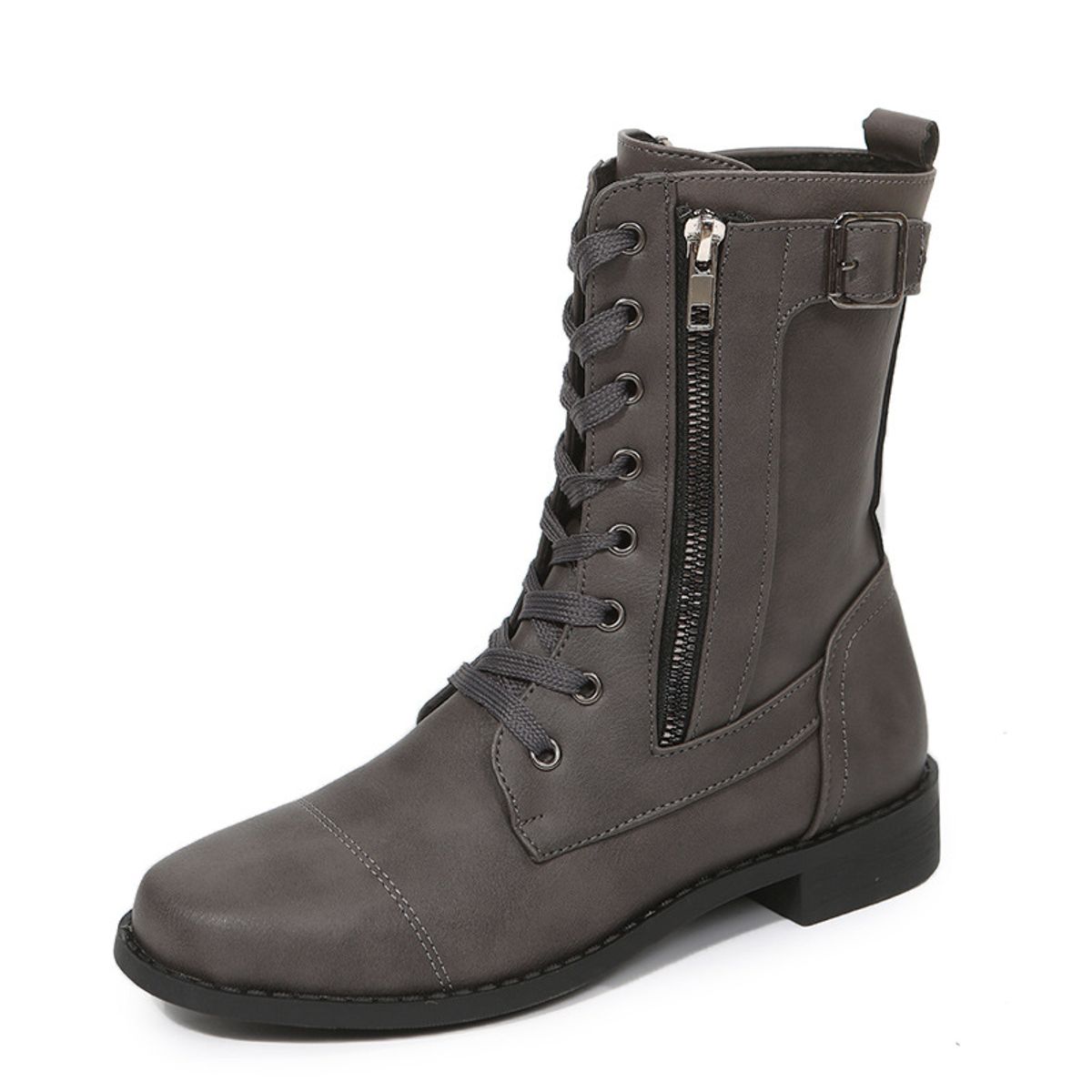 BLWOENS - Botas para Mujer-Gris
