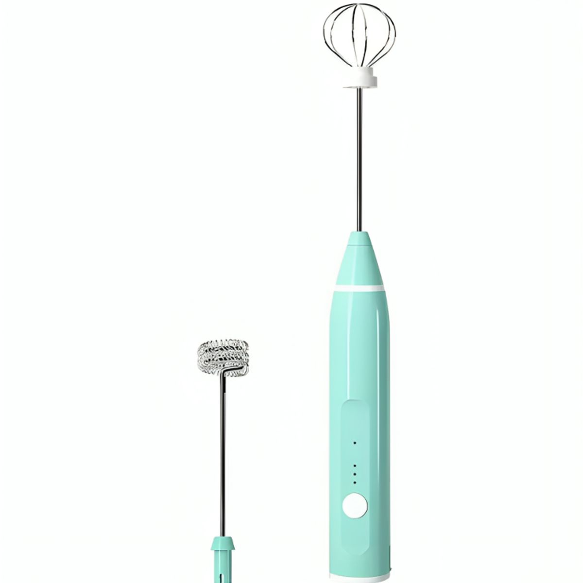 GENERICO - Mini batidora eléctrica inalámbrica con USB para café VERDE