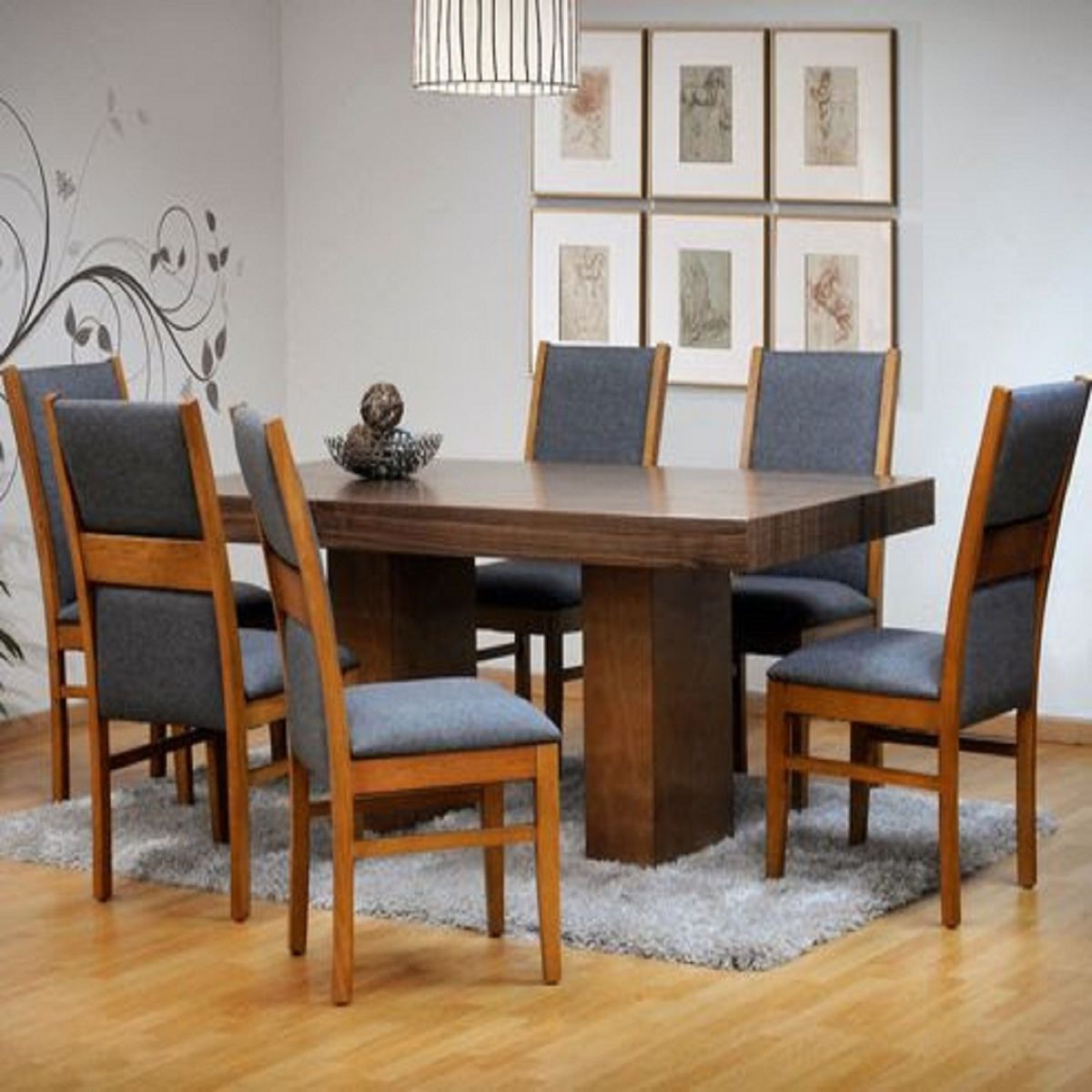 DMUEBLES - Juego de comedor Dmuebles 6 sillas Trener