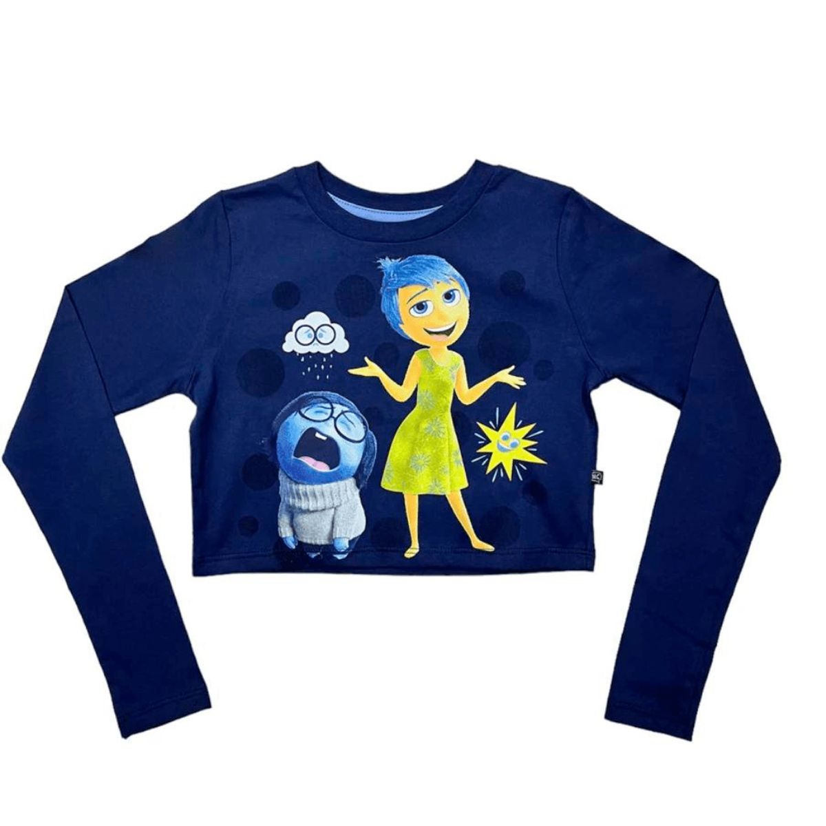 PIXAR - Polo Manga Larga Alegría y Tristeza Intensamente 2