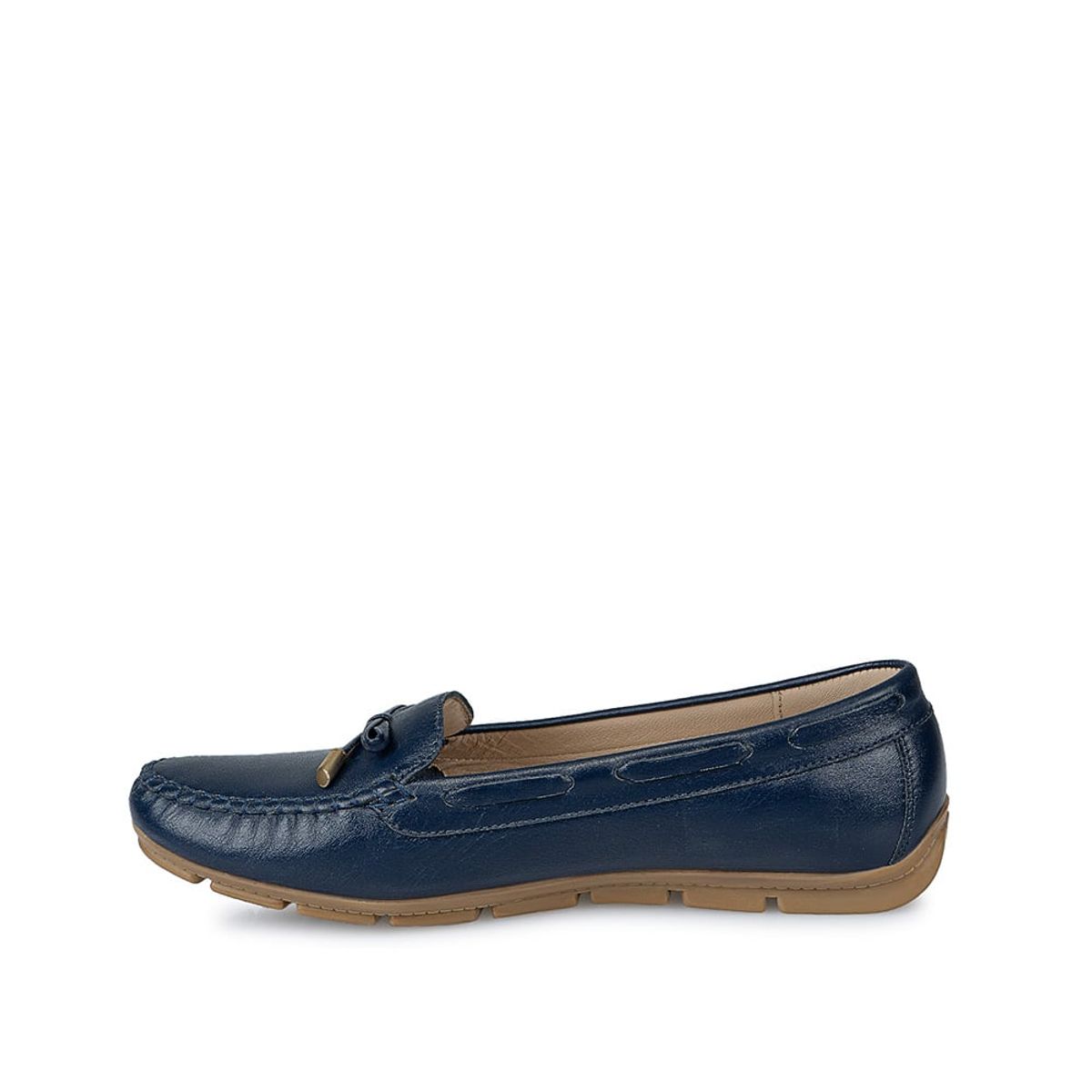 VIALE - Zapato Mocasín Casual WIL-2431 Azul Viale Cuero