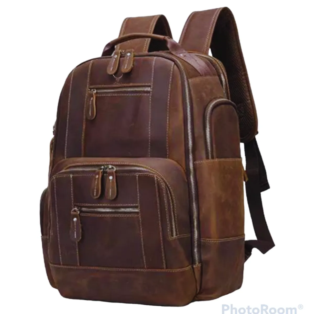 ARMUZ - MOCHILA DE CUERO AMADEUS 2251 (LAPTOP 14")