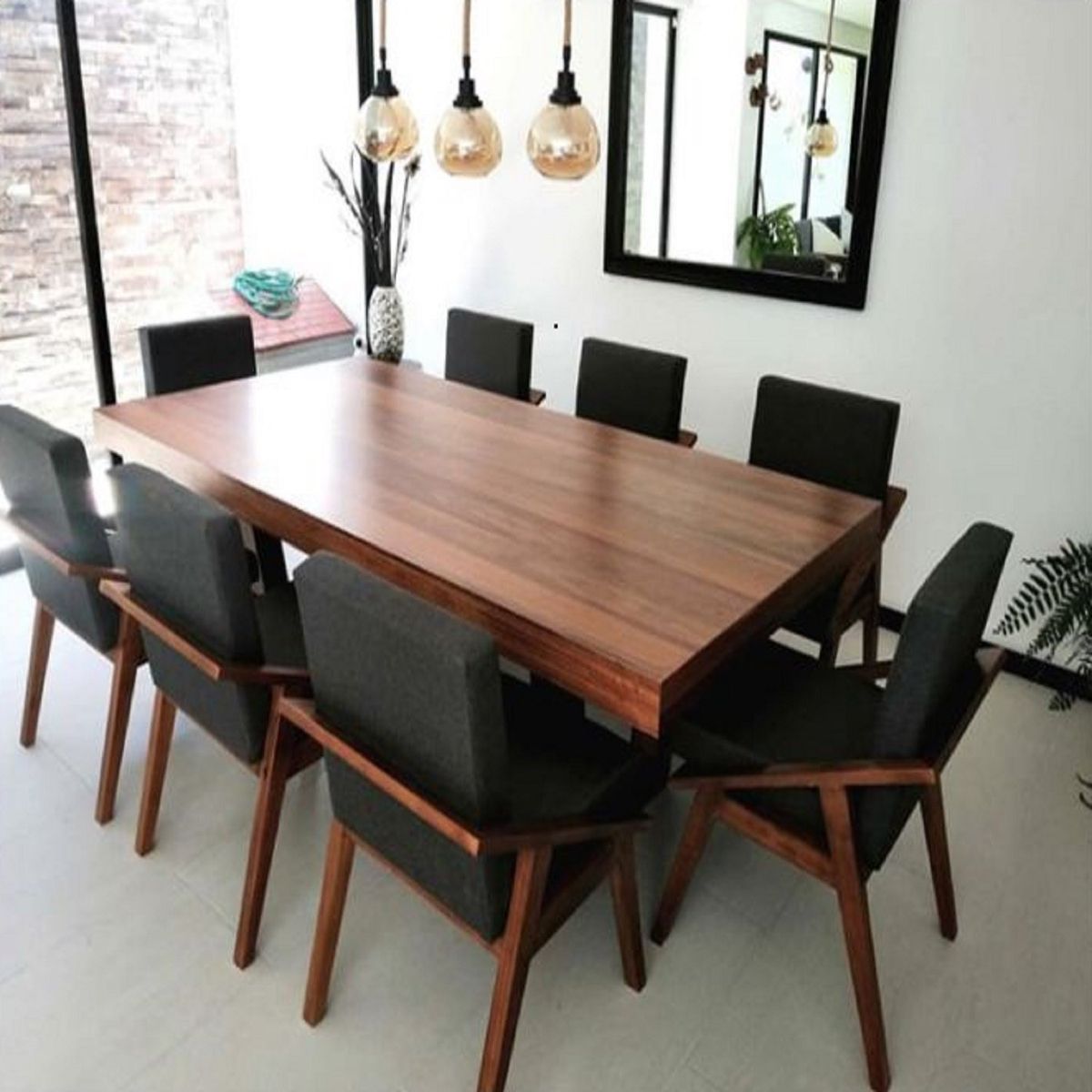 DMUEBLES - Juego de comedor Dmuebles 8 sillas Teddy