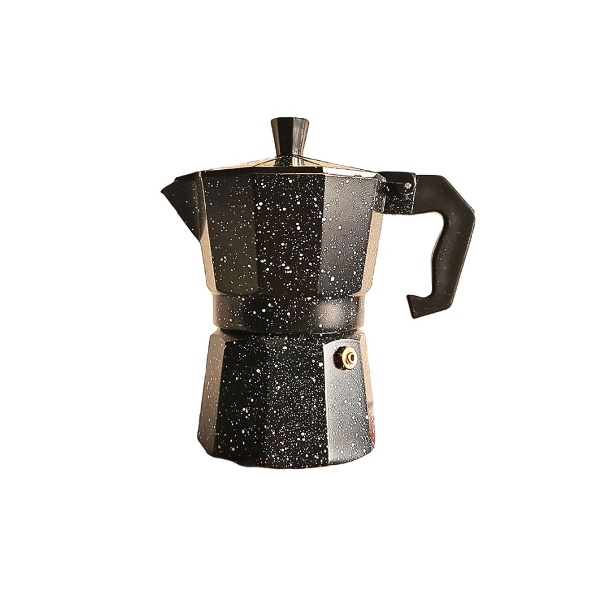 GENERICO - Cafetera moka italiana bañada en granito 3 tz