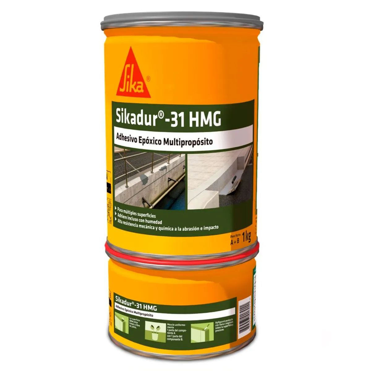 SIKA - Adhesivo Epóxico multipropósito para anclajes Sikadur 31 HMG 1Kg