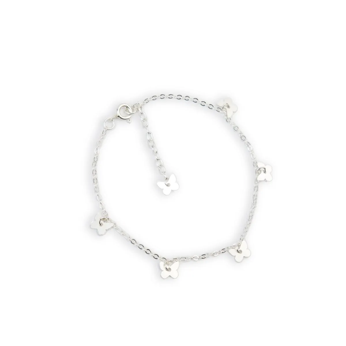CLEO JOYAS & ACCESORIOS - Pulsera Mariposas Plata