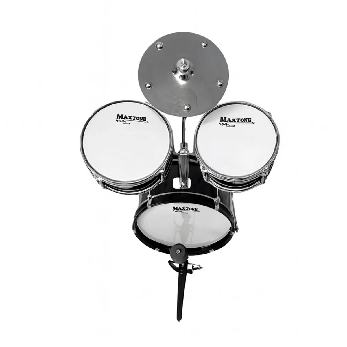 MAXTONE - Batería Acústica para niños - Negro