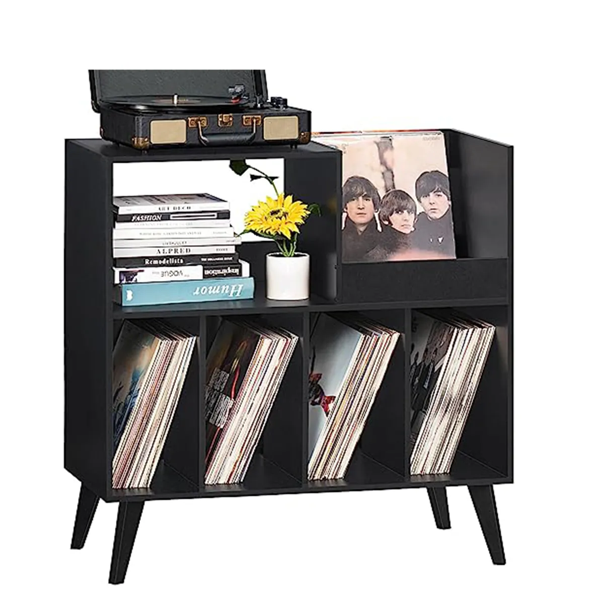 DIBA MUEBLES - Librero Zulia Negro DIBA Muebles