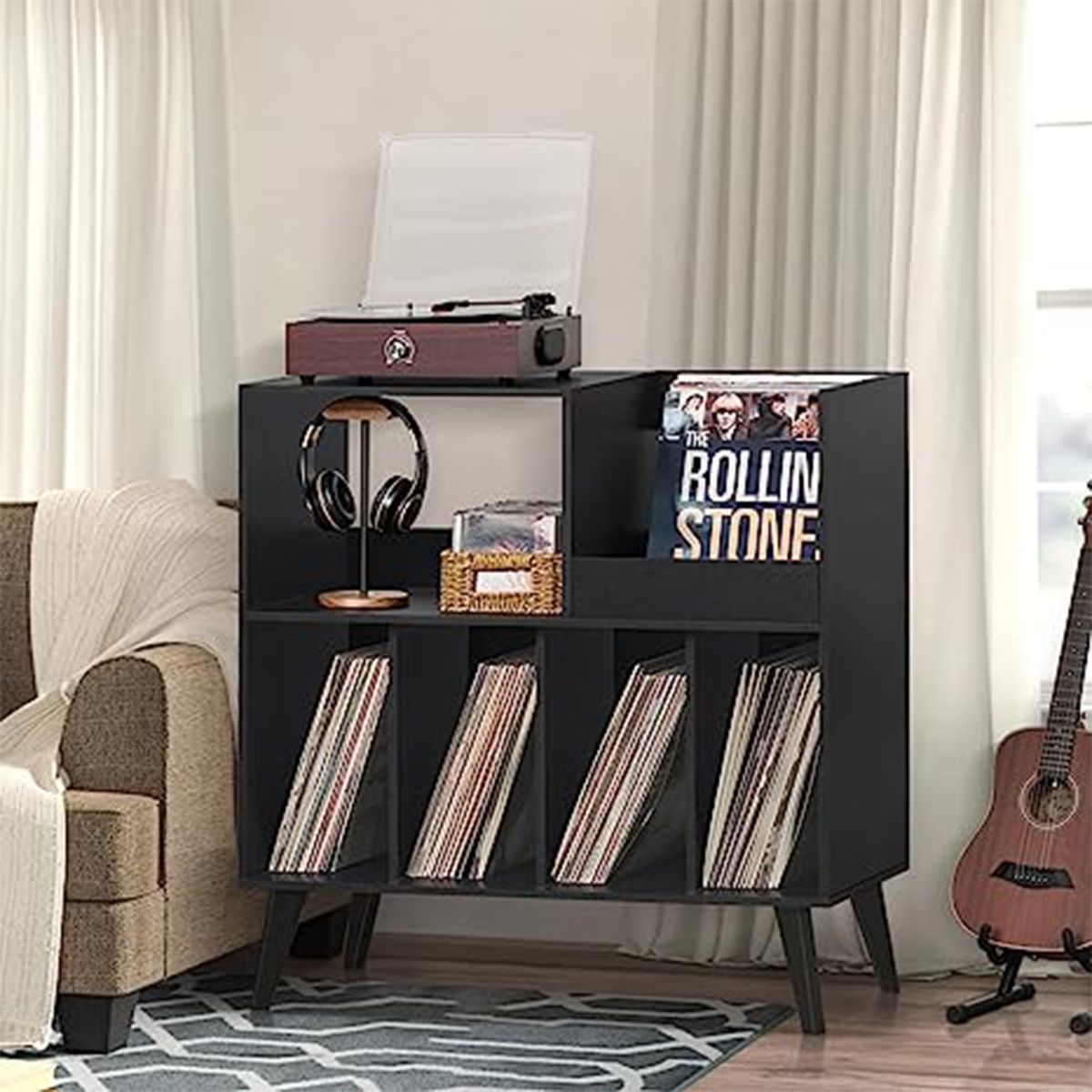 DIBA MUEBLES - Librero Zulia Negro DIBA Muebles