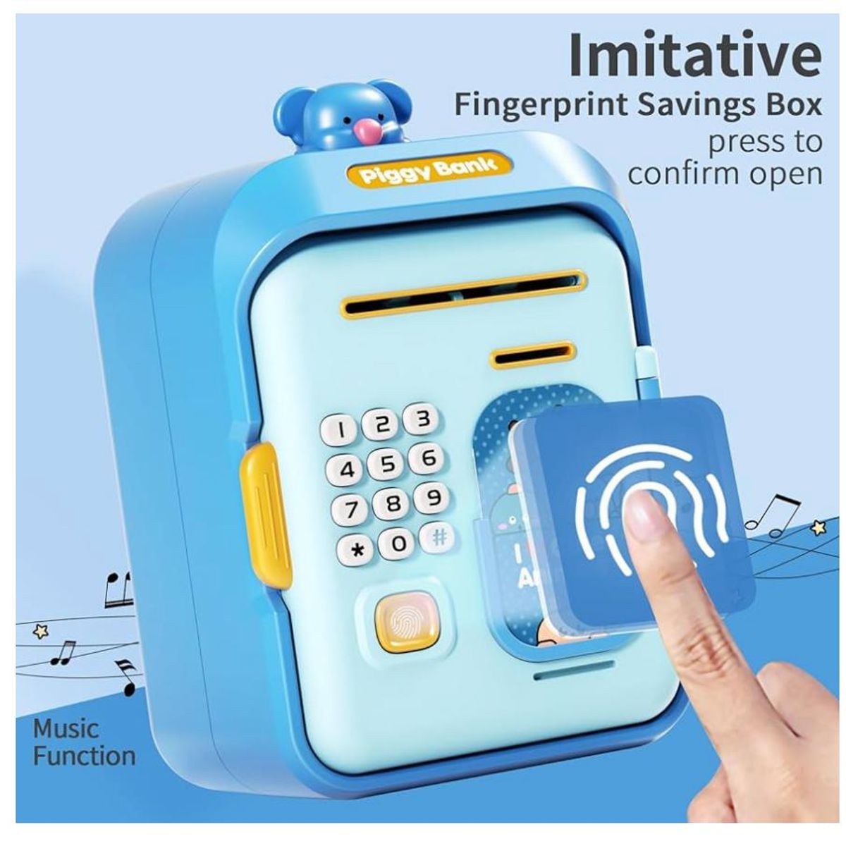 GENERICO - Alcancia Electronica De Monedas Y Billetes Para Niños