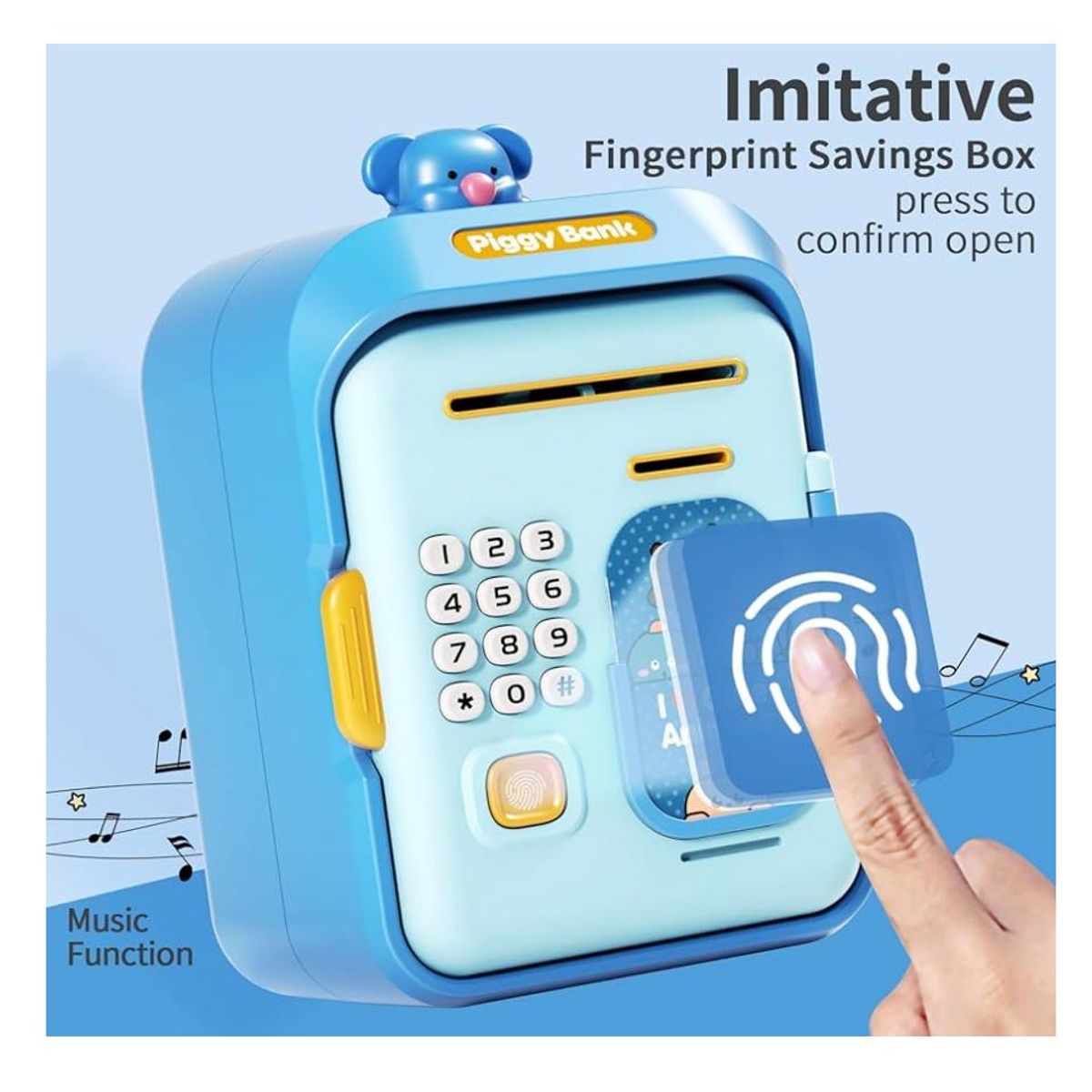 GENERICO - Alcancia Electronica De Monedas Y Billetes Para Niños