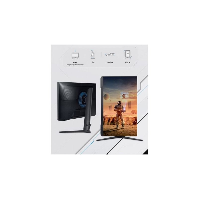 SAMSUNG - Monitor Gaming Samsung 24DG300 24 180hz 1ms Freesync PIVOTE