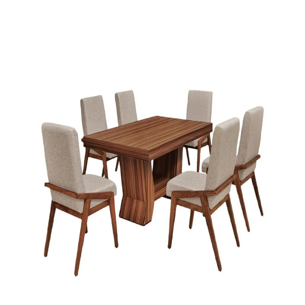 DMUEBLES - Juego de comedor Dmuebles 6 sillas Tampa