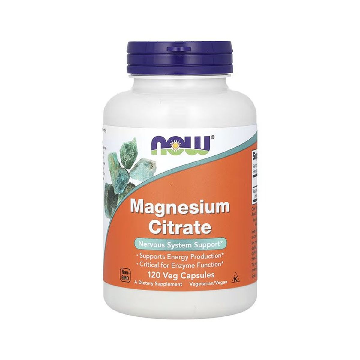NOW - Citrato de Magnesio en Cápsulas 120 VCaps - Now