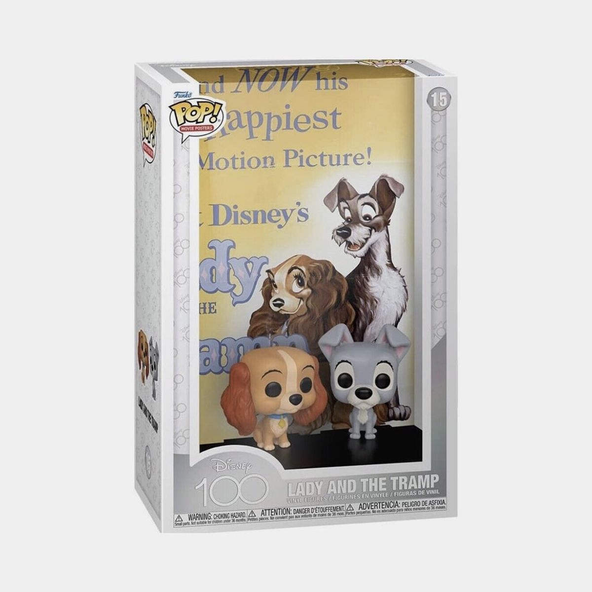 FUNKO - FUNKO POP MOVIE POSTER DISNEY 100TH LADY AND THE TRAMP