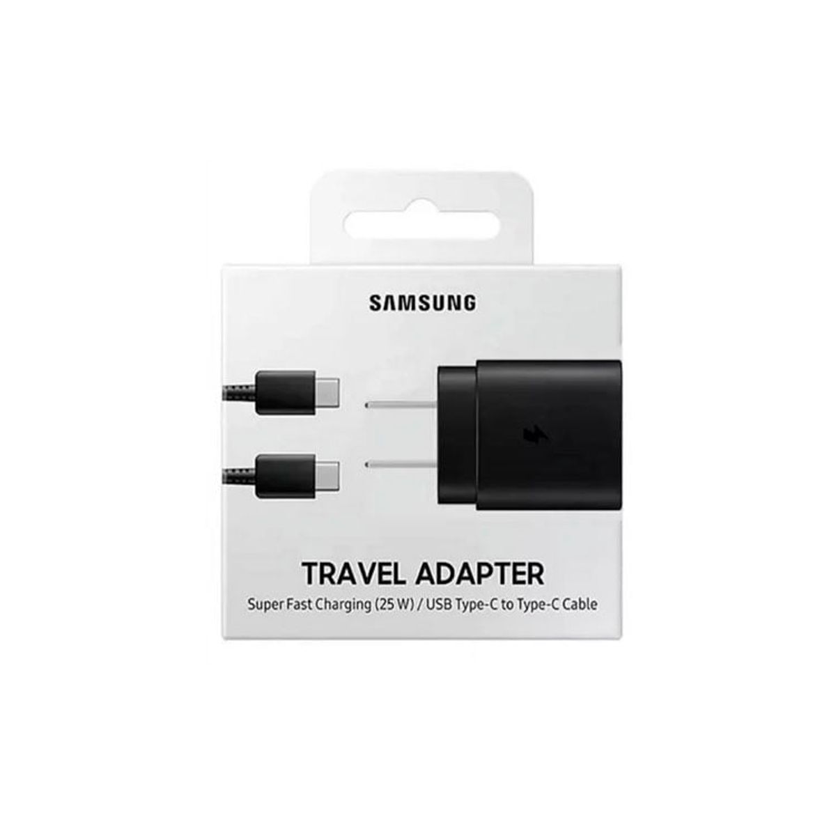 GENERICO - Cargador 25W para Samsung Cable Tipo - C Negro