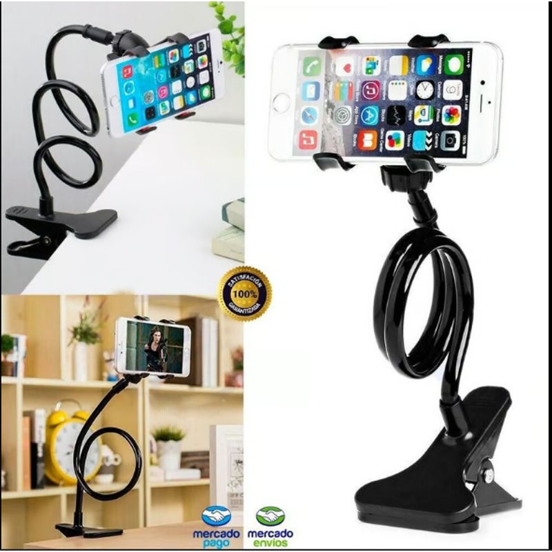 GENERICO - Soporte para celular tech-1 cuello FLEXIBLE 360°