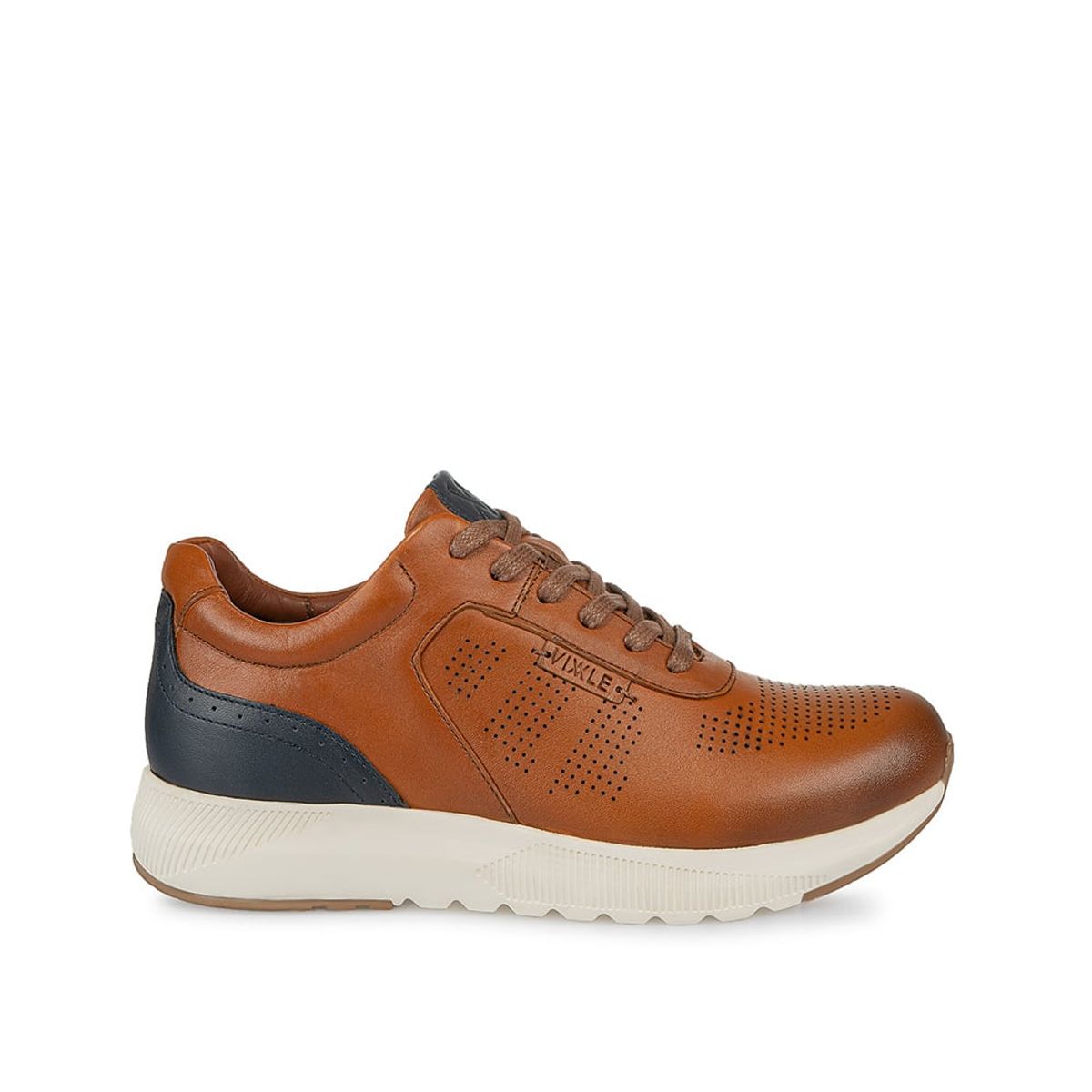 VIALE - Zapatilla Casual JOSE-035 Natural Viale Homme Cuero