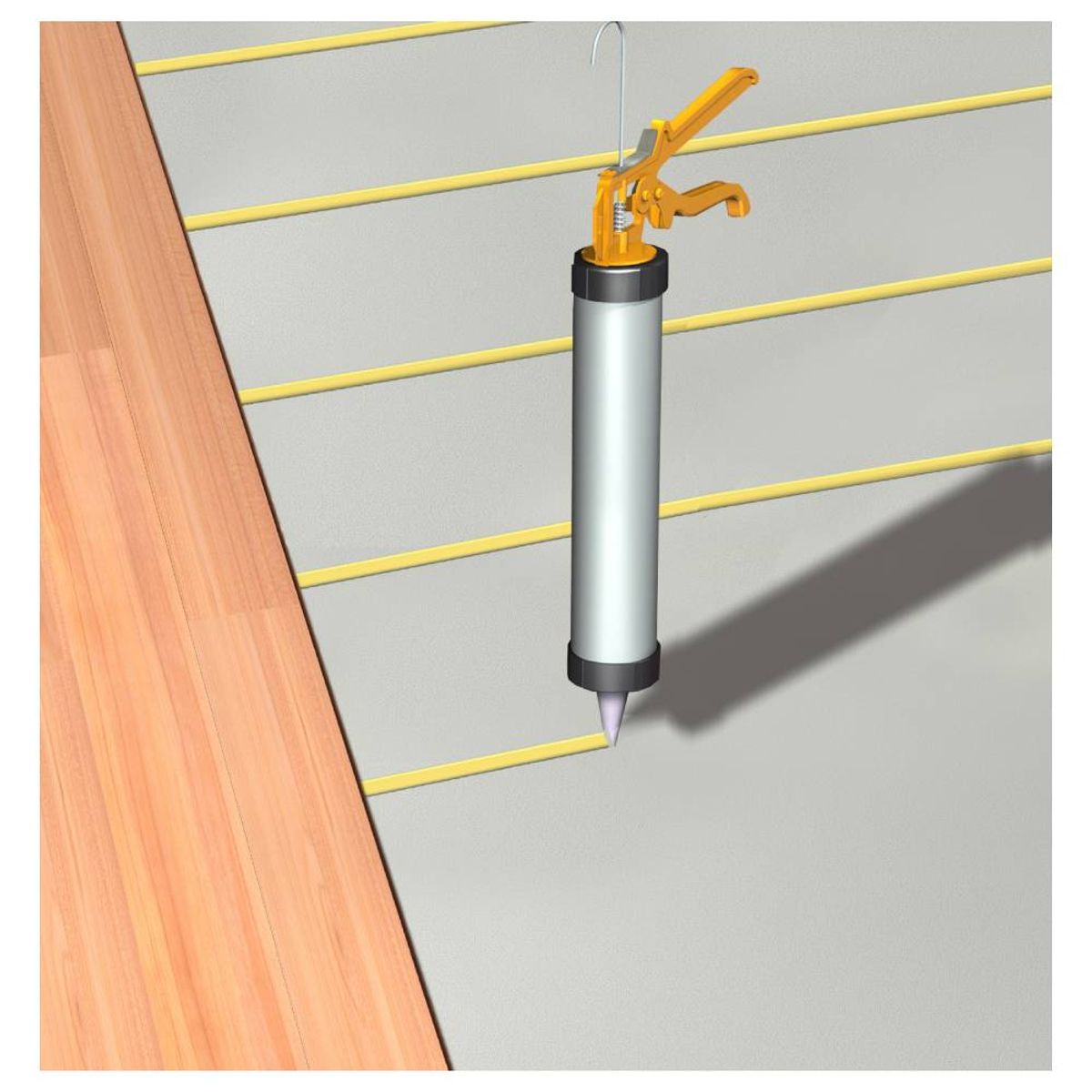 SIKA - Pistola de Calafateo para mangas y siliconas MK6 600ml