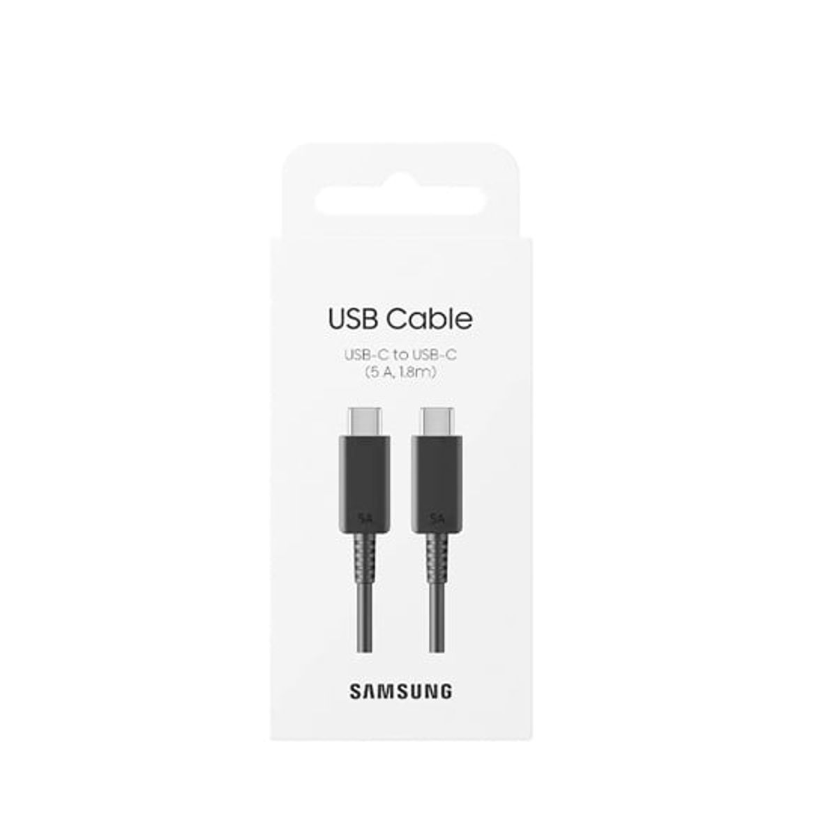 SAMSUNG - Cable Samsung USB-C A USB-C De 1.8 metros 5A 100Watts