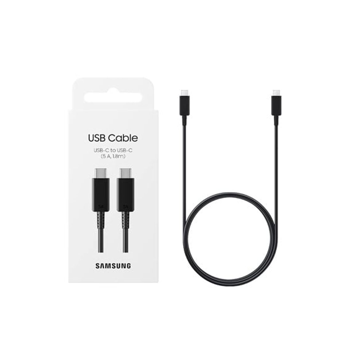 SAMSUNG - Cable Samsung USB-C A USB-C De 1.8 metros 5A 100Watts
