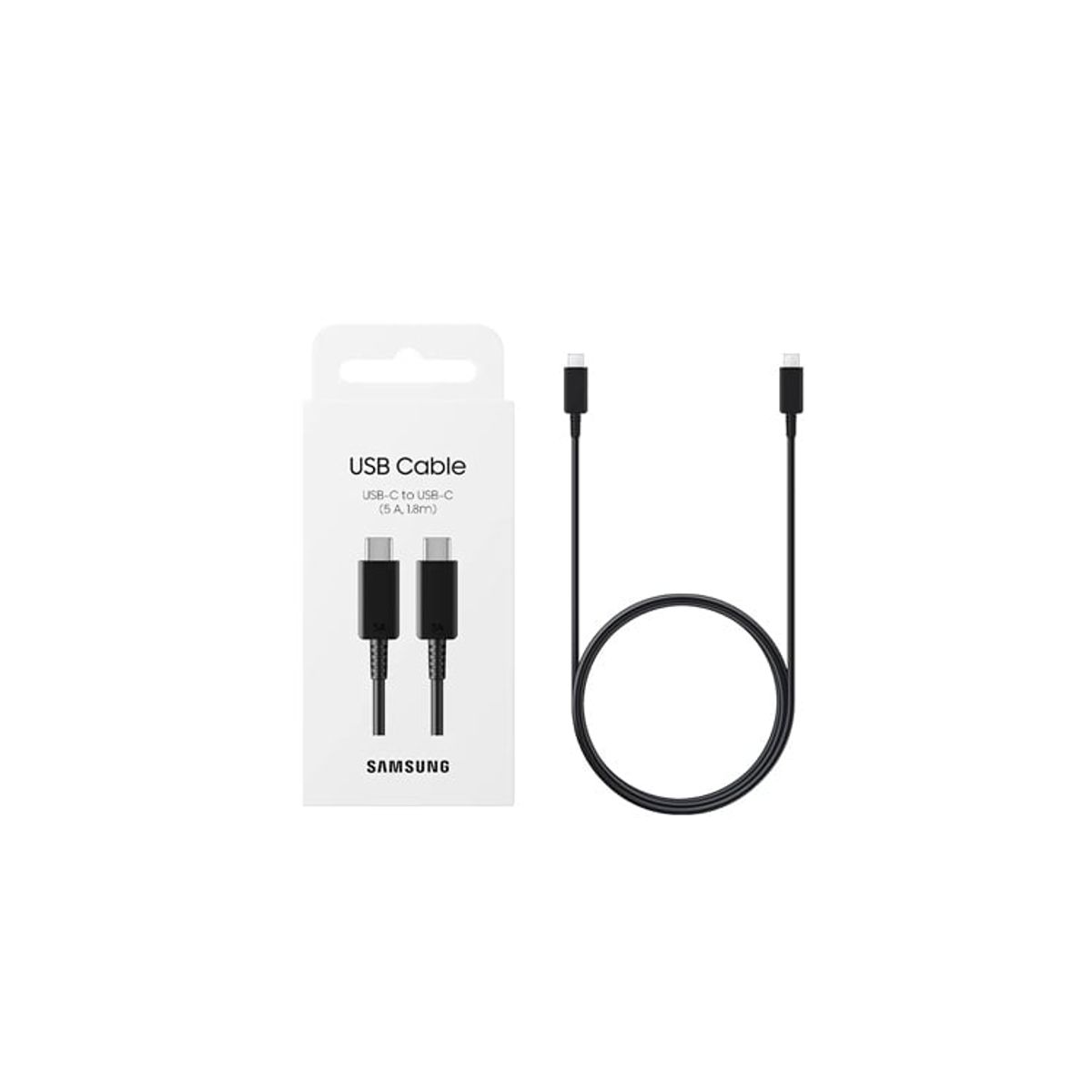 SAMSUNG - Cable Samsung USB-C A USB-C De 1.8 metros 5A 100Watts