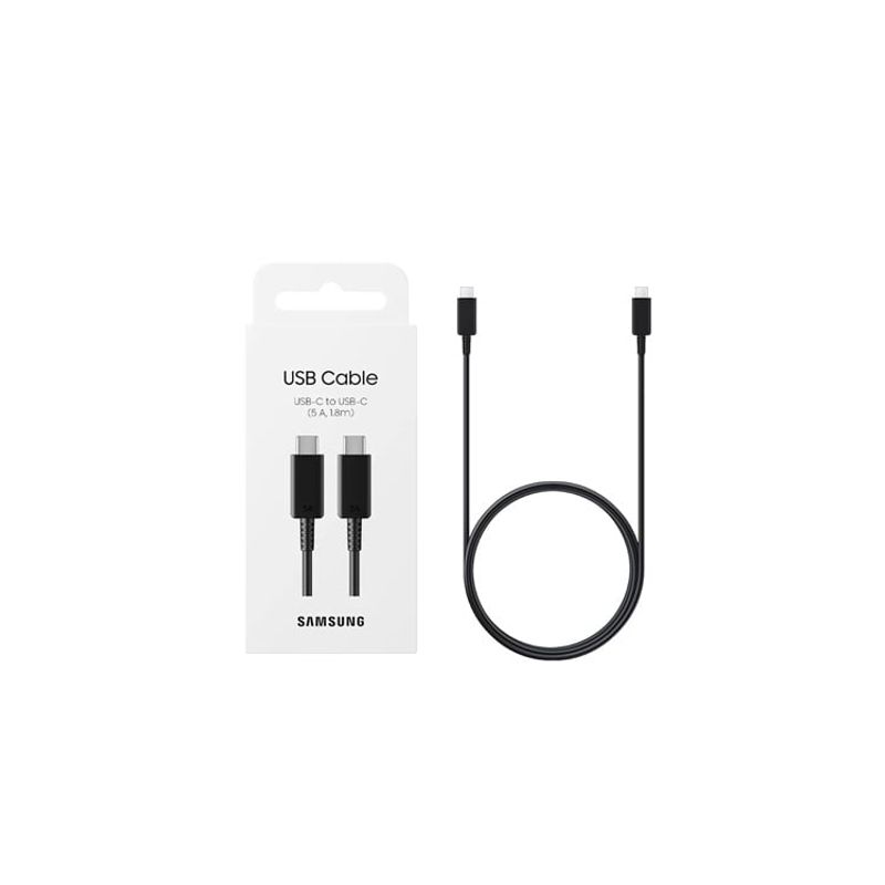 SAMSUNG - Cable Samsung USB-C A USB-C De 1.8 metros 5A 100Watts