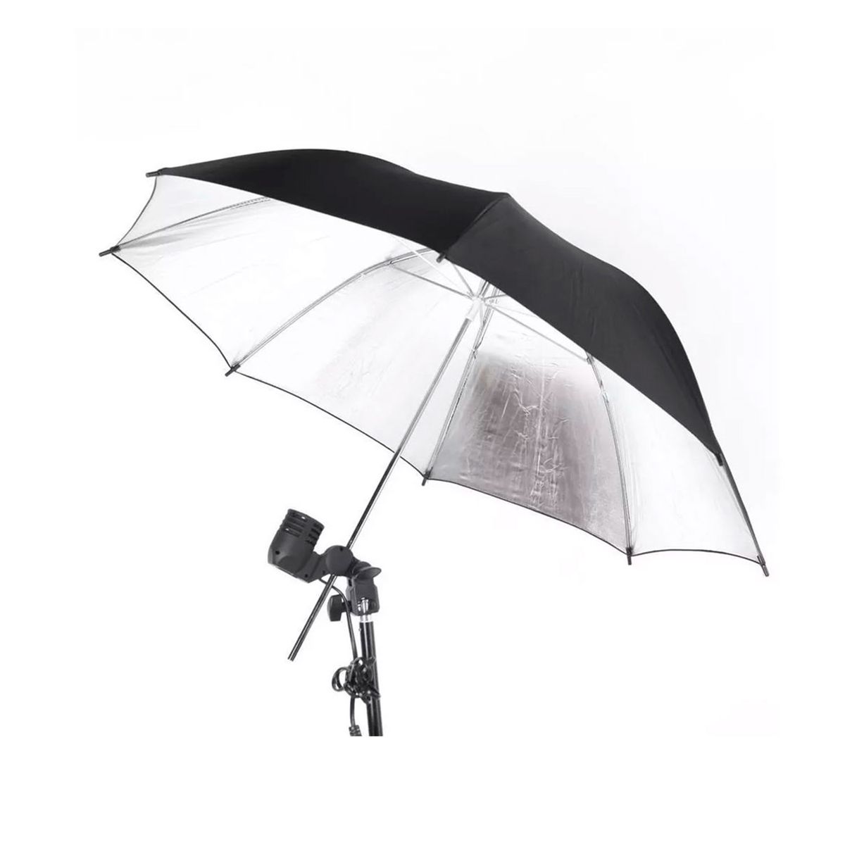 GODOX - Sombrilla Godox Plateada con negro de 101 cm